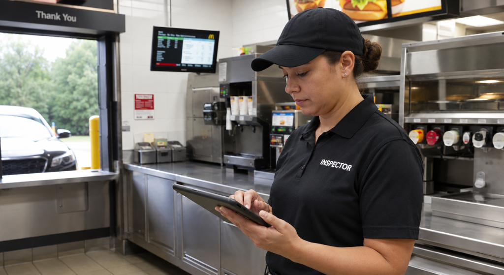 FAST FOOD DRIVE-THROUGH INSPECTION CHECKLIST
