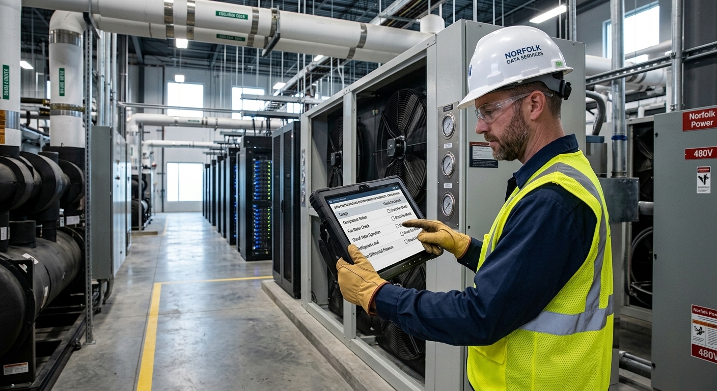 DATA CENTER COOLING SYSTEM INSPECTION CHECKLIST