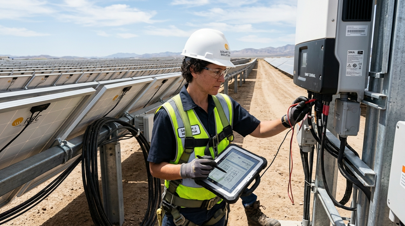 SOLAR FARM COMMISSIONING INSPECTION CHECKLIST